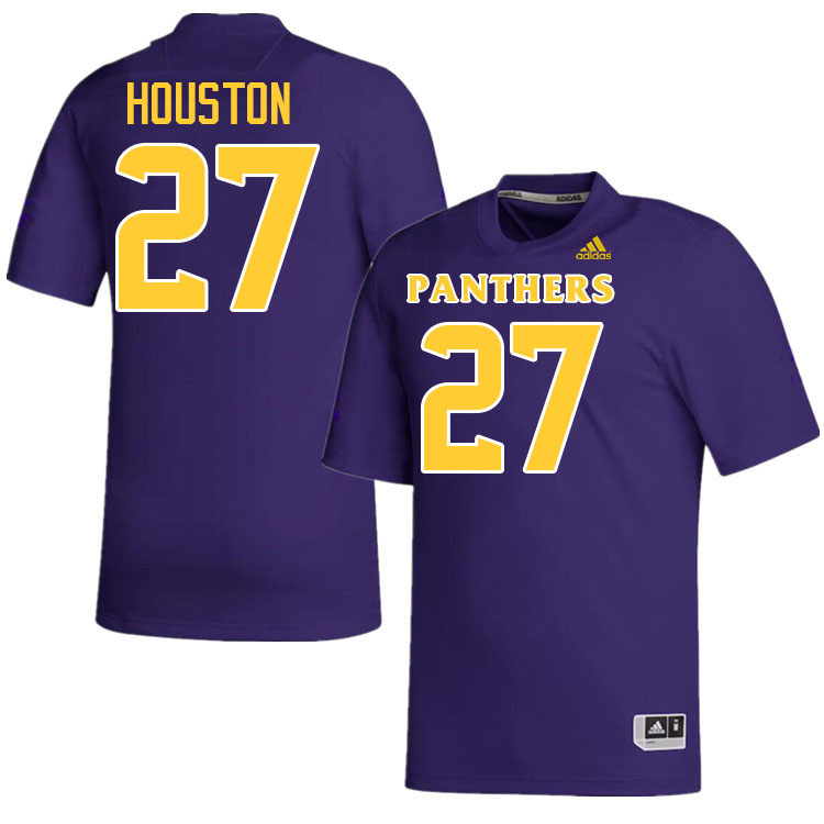 Prairie View A&M Panthers #27 Ken Houston College Football Jerseys,Uniforms Stitched-Purple